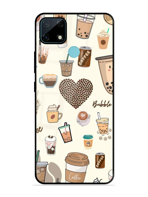 Coffee & Boba Bliss Realme Narzo 30A Back cover