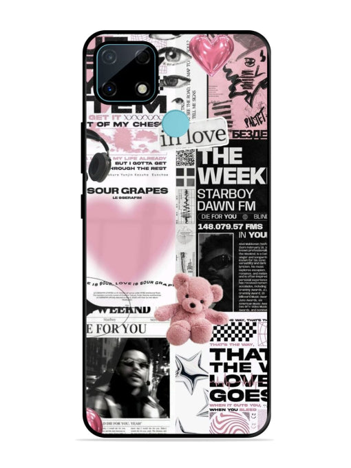 Aesthetic Music Collage Realme Narzo 30A Back cover