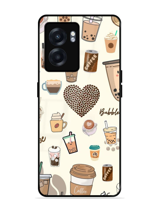 Coffee & Boba Bliss Realme Narzo 50 5G/ Realme 8i Back cover
