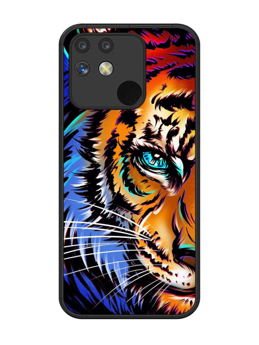 Colorful Lion Art Realme Narzo 50A Back cover