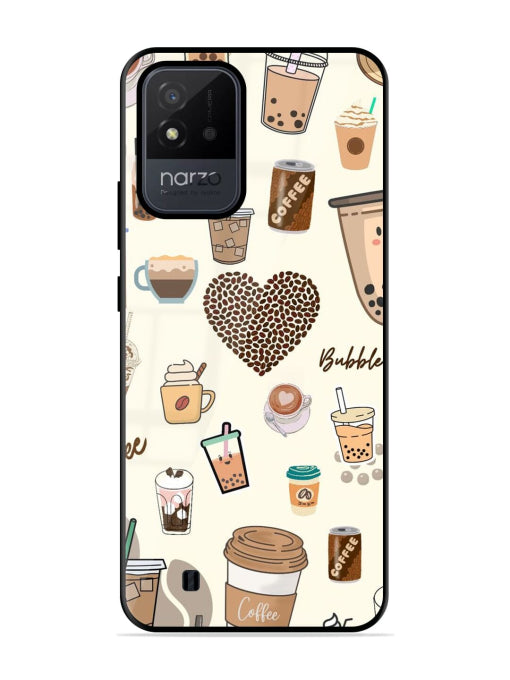 Coffee & Boba Bliss Realme Narzo 50i Back cover