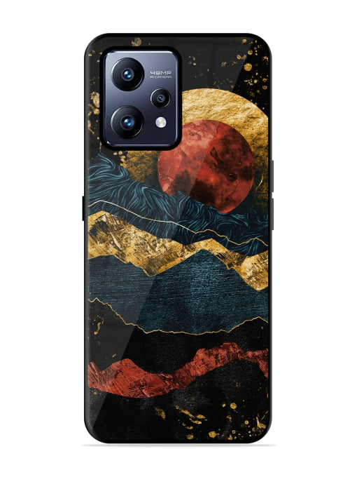 Gold Painting View Realme Narzo 50 Pro 5G Back cover