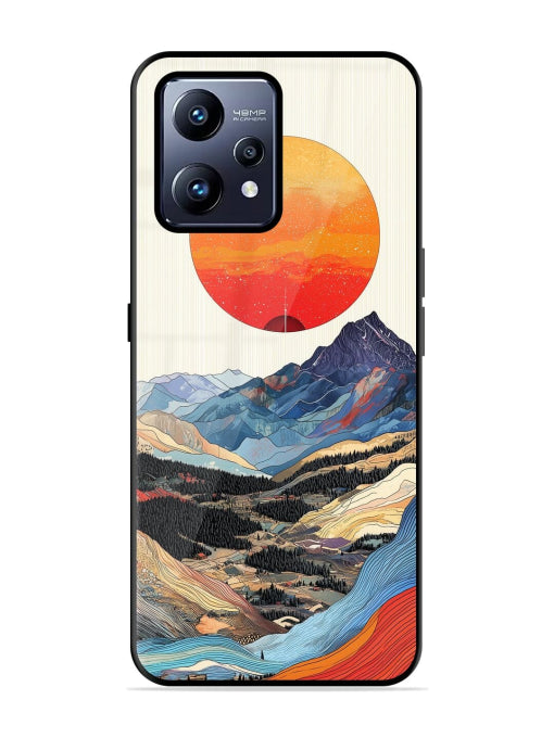 Sunset Mountains Realme Narzo 50 Pro 5G Back cover
