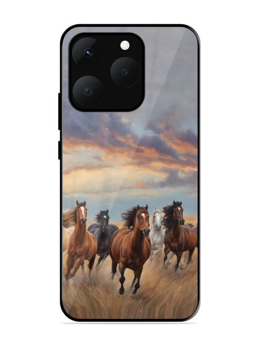Running Horse Realme Narzo 90 5G Back Cover