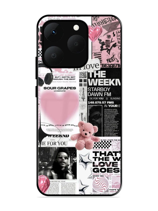 Aesthetic Music Collage Realme Narzo 90 5G Back Cover