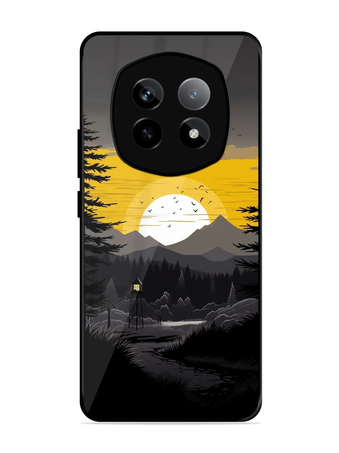 Sunset Vector  Realme P2 Pro 5G Back cover