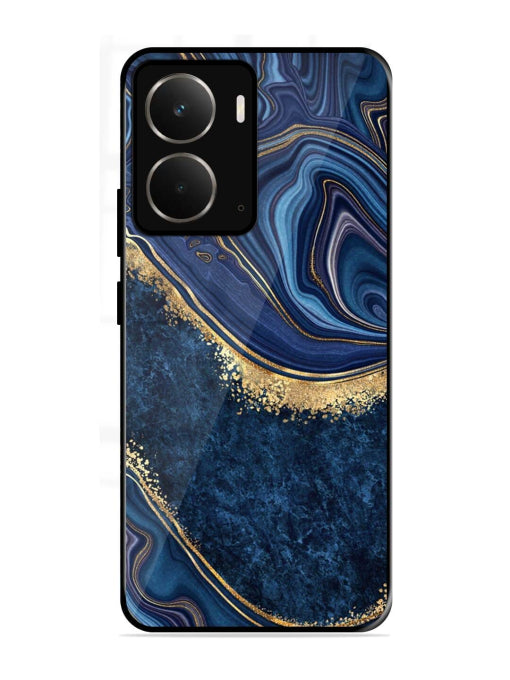 Abstract Background Blue Realme P3 Back cover