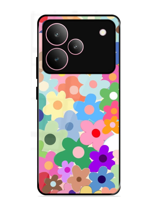 Colorful Blooms Realme P4 Back cover