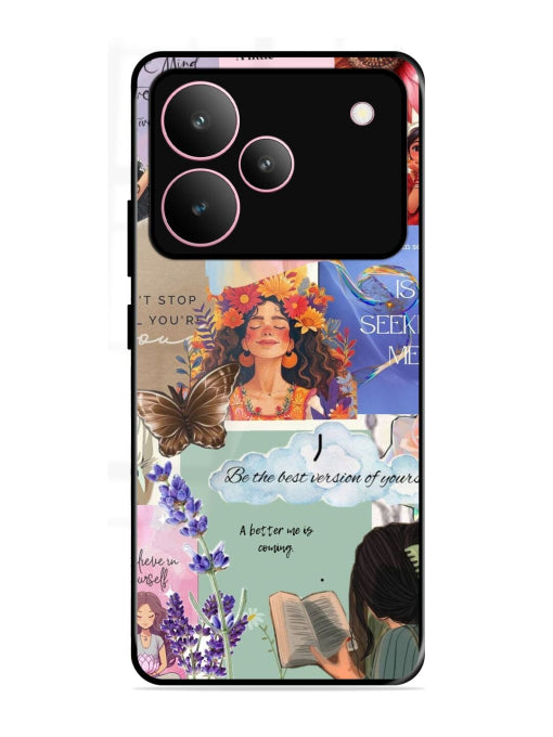 Centered Around Themes Of Positivity Realme P4 Back cover