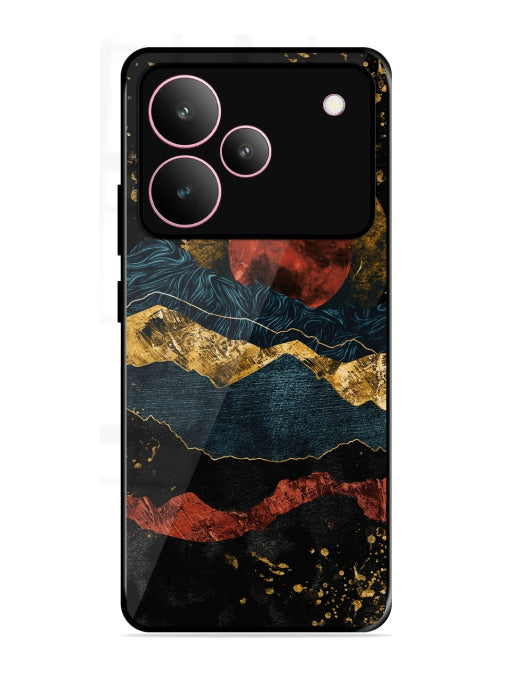 Gold Painting View Realme P4 Back cover
