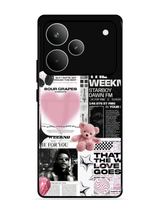 Aesthetic Music Collage Realme P4 Pro Back cover