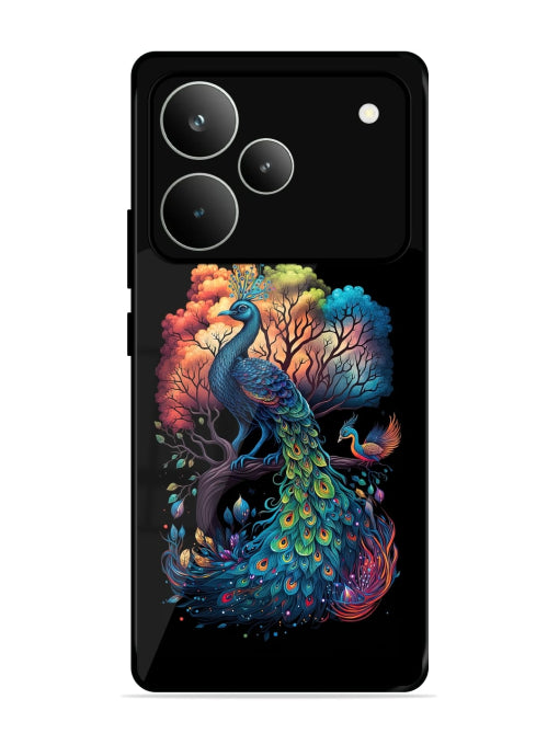 Peacock Tree Art Realme P4 Pro Back cover