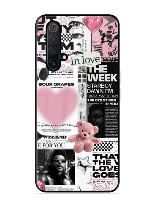Aesthetic Music Collage Realme X3 Back cover