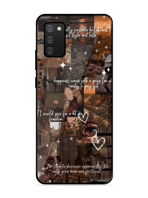 Melancholy Aesthetic Samsung A03s Back cover