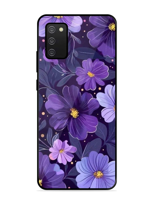 Purple Paradise Samsung A03s Back cover