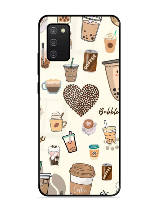 Coffee & Boba Bliss Samsung A03s Back cover