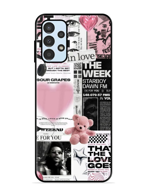 Aesthetic Music Collage Samsung A13 5G Back cover