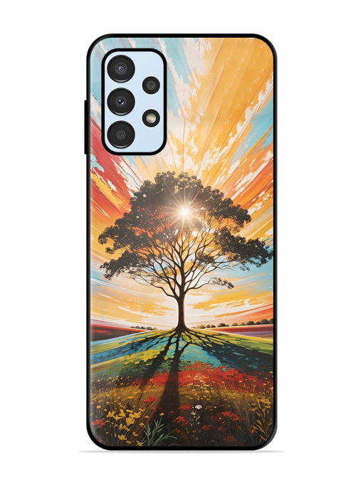 Abstract Tree Colorful Art Samsung A13 5G  Back cover
