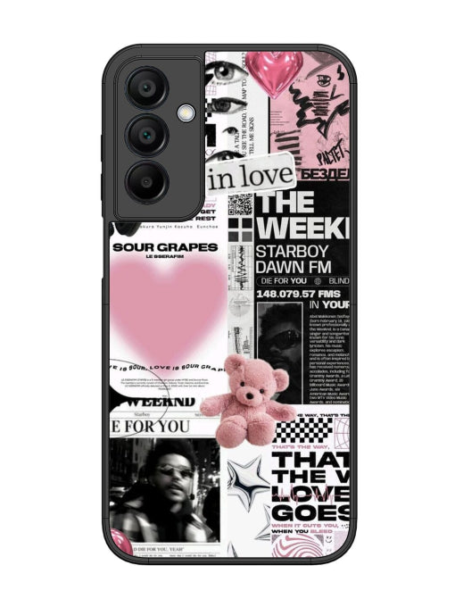 Aesthetic Music Collage Samsung M15 5G Back cover