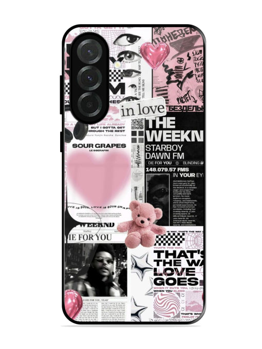 Aesthetic Music Collage Samsung A37 5G Back cover