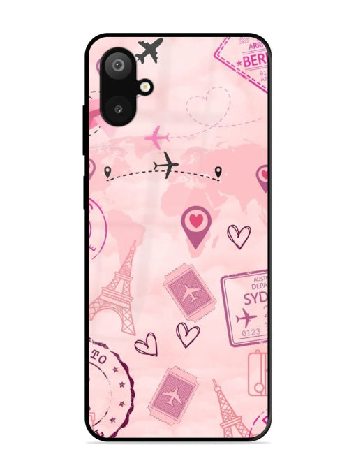 Pink Passport Samsung M06 Back cover