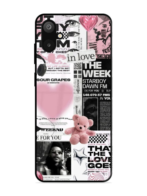 Aesthetic Music Collage Samsung M06 Back cover