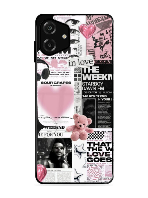 Aesthetic Music Collage Samsung M07 Back cover