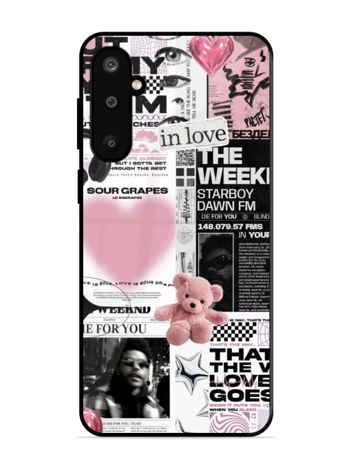 Aesthetic Music Collage Samsung M16 5G Back cover