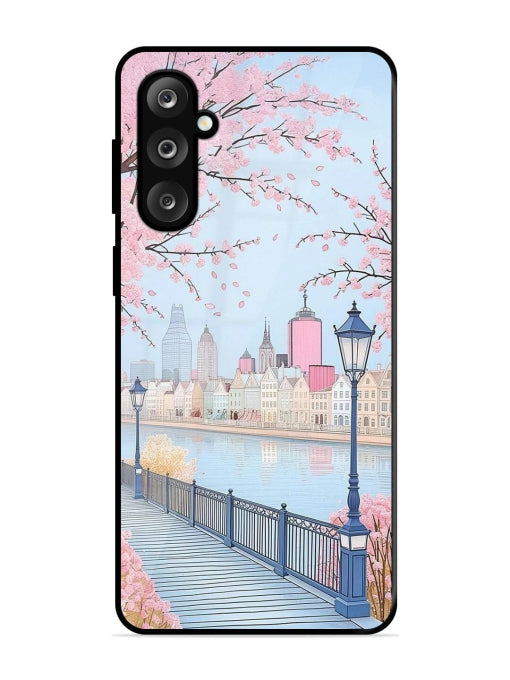 Pink Spring Metropolis Samsung M36 5G Back cover