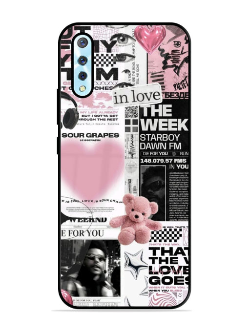 Aesthetic Music Collage Vivo S1/Z1x Back cover