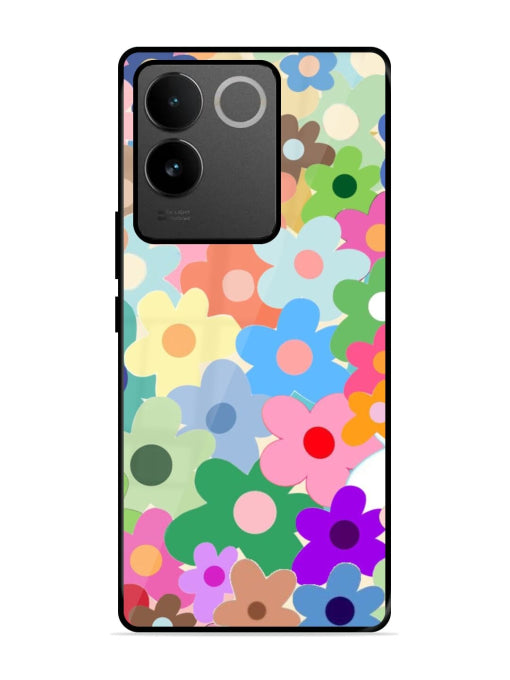 Colorful Blooms Vivo T2 Pro Back cover