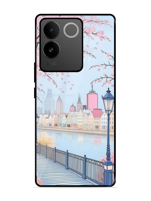 Pink Spring Metropolis Vivo T2 Pro Back cover