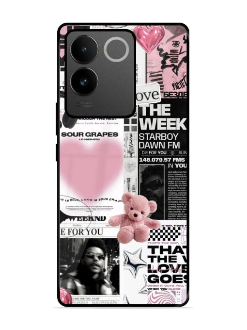 Aesthetic Music Collage Vivo T2 Pro Back cover