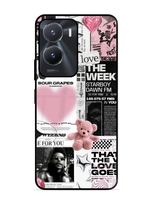 Aesthetic Music Collage Vivo T2X 5G Back cover