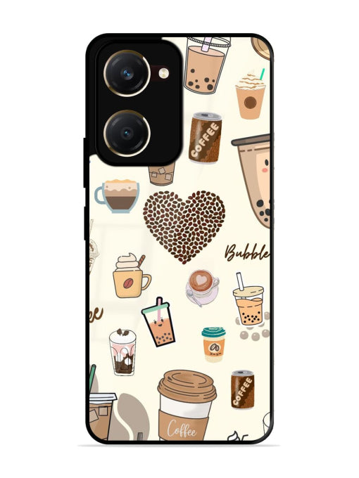 Coffee & Boba Bliss Vivo T3 Lite 5G Back cover