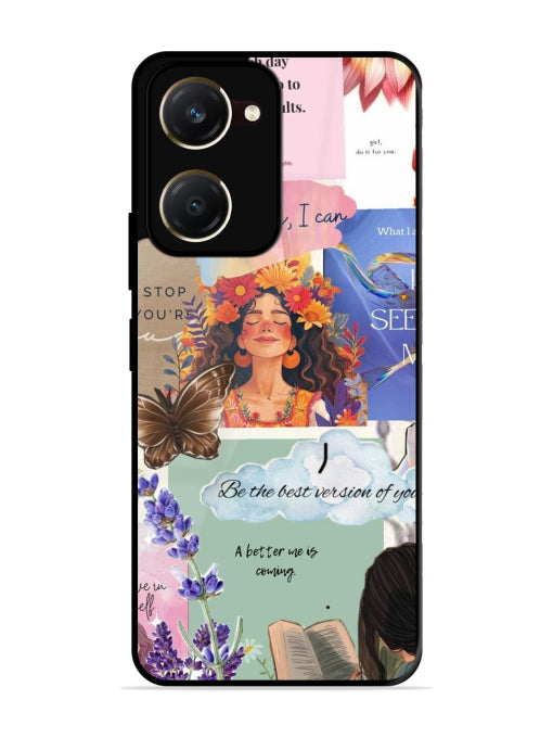 Centered Around Themes Of Positivity Vivo T3 Lite 5G Back cover