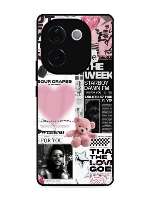 Aesthetic Music Collage Vivo T3 Pro 5G Back cover