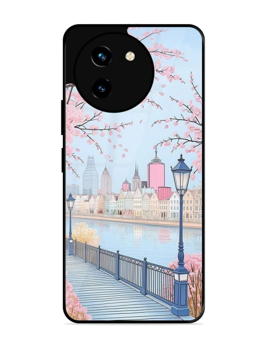 Pink Spring Metropolis Vivo T3x Back cover