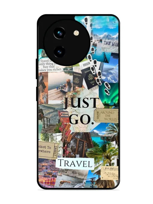 I Wanna Travel The World Vivo T3x Back Cover