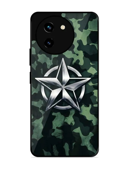 Indian Army Star Design Vivo T3x Back Cover