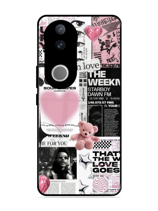 Aesthetic Music Collage Vivo T4R 5G Back cover