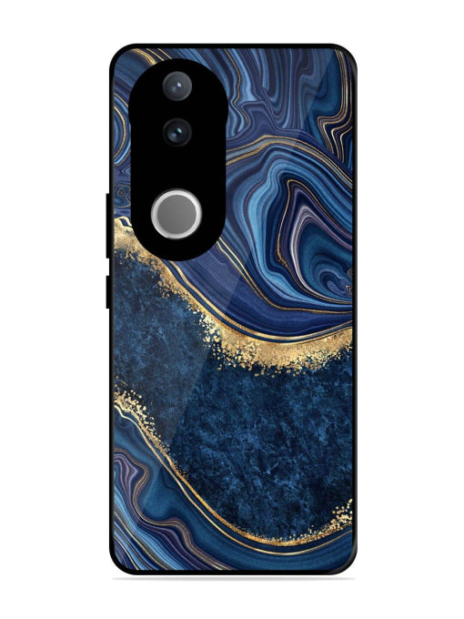 Abstract Background Blue Vivo T4R 5G Back cover