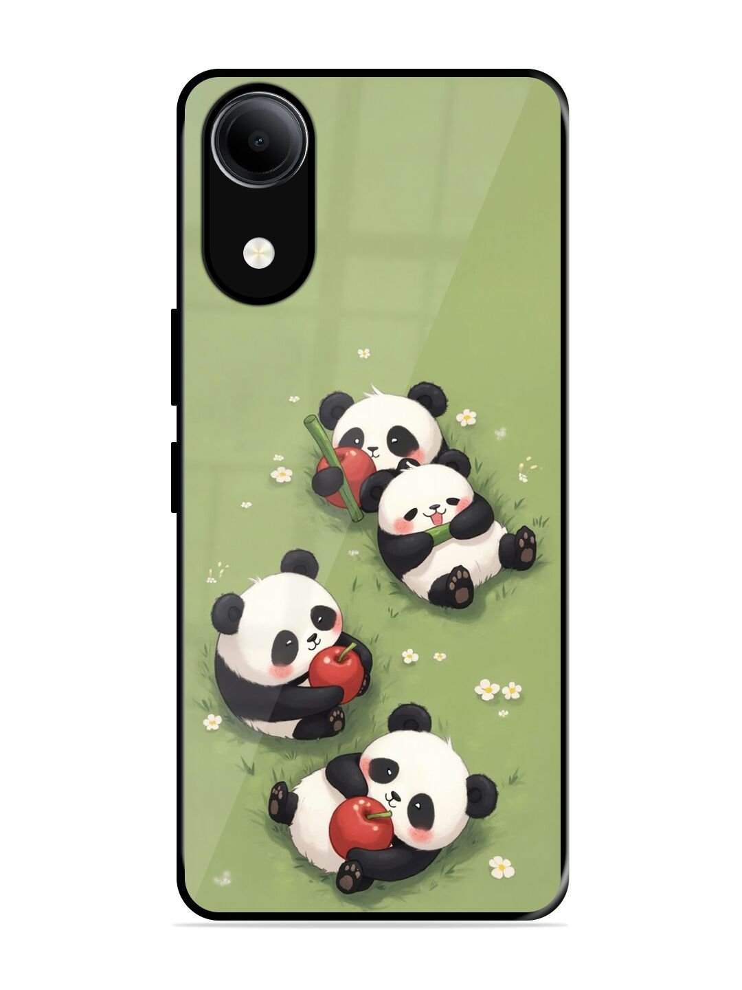 Little Panda Pups Vivo T5e Back Cover