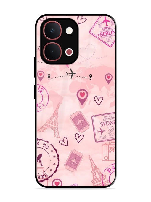 Pink Passport Vivo T5x 5G Back Cover