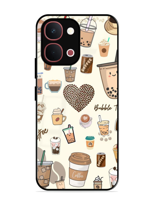 Coffee & Boba Bliss Vivo T5x 5G Back Cover