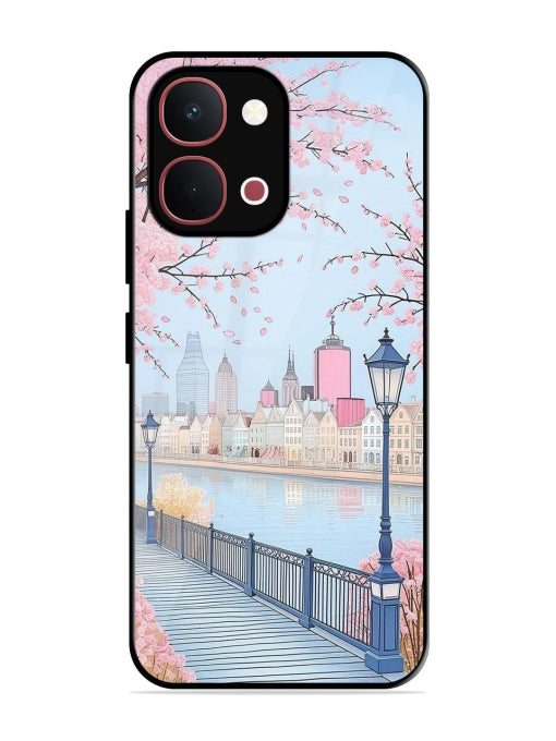 Pink Spring Metropolis Vivo T5x 5G Back Cover