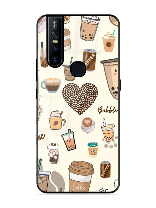 Coffee & Boba Bliss Vivo V15 Back cover