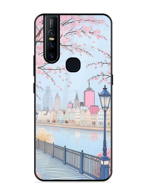 Pink Spring Metropolis Vivo V15 Back cover