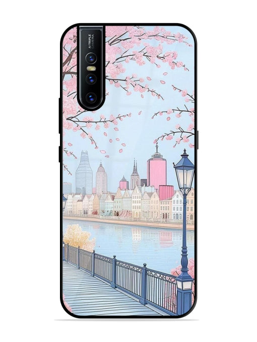 Pink Spring Metropolis Vivo V15 Pro Back cover