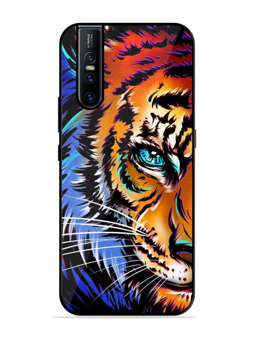 Colorful Lion Art Vivo V15 Pro Back Cover